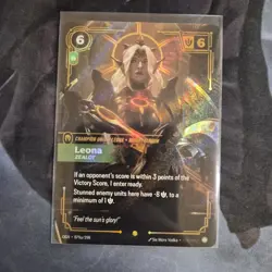 FOIL Riftbound Leona card Alt Art 079a/298 English Ver League of legends - Image 1