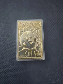 Jigglypuff 23K Gold Plated Card 1999 Pokemon Limited Edition Sealed Case BK - Image 1