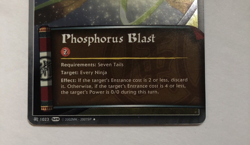 Phosphorus Blast Foil Jutu card J-1023 Naruto ccg tcg - Image 3