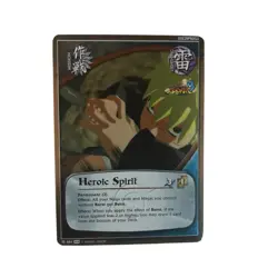 Heroic Spirit Foil Mission card M-984 Naruto ccg tcg - Image 1