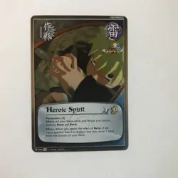 Heroic Spirit Foil Mission card M-984 Naruto ccg tcg - Image 2