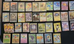 Pokemon HUGE LOT + BINDER (EX's, FULL ARTS, BREAKS, V-STARS & MORE) 100+ Cards - Image 3