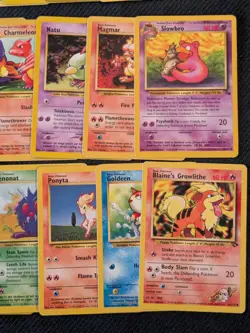 Vintage Pokemon Lot (40 Cards) WOTC Base Sets TCG MP Average Condition (Lot 22) - Image 2