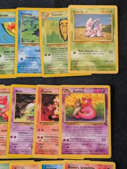 Vintage Pokemon Lot (40 Cards) WOTC Base Sets TCG MP Average Condition (Lot 22) - Image 3