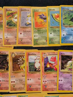 Vintage Pokemon Lot (40 Cards) WOTC Base Sets TCG MP Average Condition (Lot 22) - Image 4