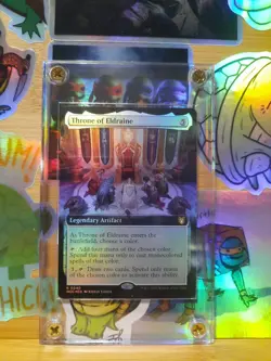 MTG Throne of Eldraine Extended Art Foil NM/NM+! With New Case! Powerful Card! - Image 1