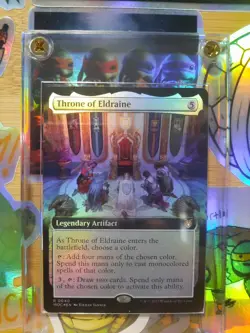 MTG Throne of Eldraine Extended Art Foil NM/NM+! With New Case! Powerful Card! - Image 2