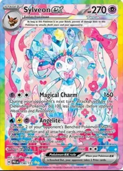 Pokemon Sylveon ex - 156 NM 1st Edition Normal SV: Prismatic Evolutions - Image 1