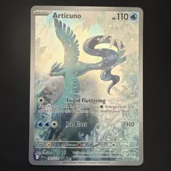 Pokemon TCG Journey Together Articuno IR 161/159 English Full Art Card NM - Image 1