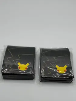 Pokemon TCG Celebrations 25th Anniversary Card Sleeves 65 ct x2 (two sets) - Image 1