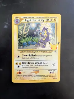 Light Toxtricity SWSH137 Celebrations SWSH Holo Rare Pokemon Card Near Mint - Image 1