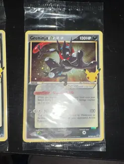 3 Sealed Pokemon Greninja SWSH144 25th Anniversary Promo Cards ⭐🔥 - Image 4