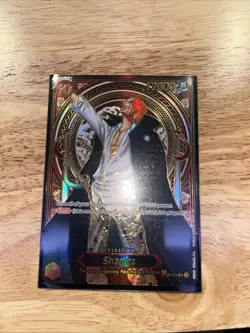 Shanks- OP09-004(SP) (Gold) His Will One Piece Card Game (English) Pack Fresh NM - Image 3
