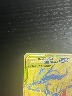 Pokemon TCG Reshiram & Charizard GX SM247 Sm Holo Rare Card Nintendo 2021 NM - Image 3