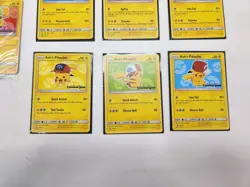 PACK FRESH!!!!Ash's Pikachu I Choose You Movie Promo Set (7 Cards) SM108-114 NM - Image 4