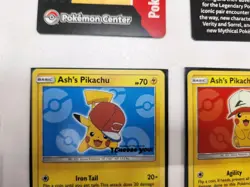 PACK FRESH!!!!Ash's Pikachu I Choose You Movie Promo Set (7 Cards) SM108-114 NM - Image 5