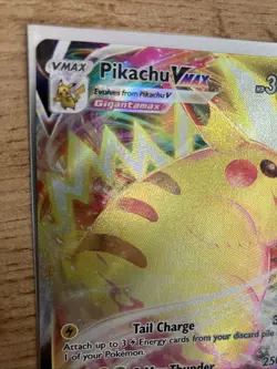 Pokemon card Pikachu VMAX *Standard Size* SWSH286 Holo Promo (NM) Pack Fresh - Image 5