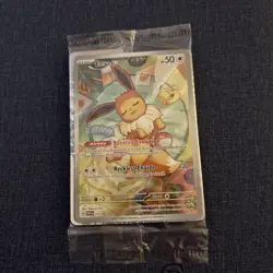 Pokemon TCG Prismatic Evolution ETB Promo Eevee #173 Sealed Card - Image 1