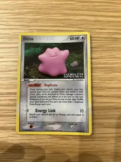 Pokemon Card - Ditto EX Delta Species Reverse Holo 35/113 Stamped - Excellent - Image 1