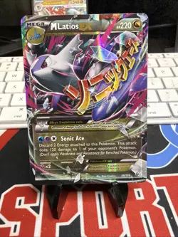 Pokemon TCG Mega M Latios EX Holo Ultra Rare Card Roaring Skies 59/108 - Image 1