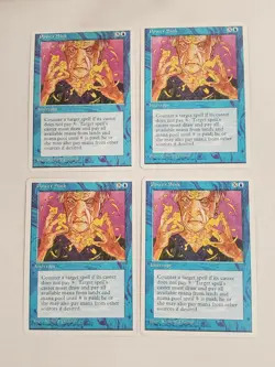 MTG Playset 4x Power Sink (4th Edition/Blue/C) - BGM - Image 1