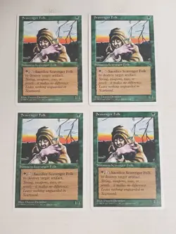 MTG Playset 4x Scavenger Folk (Chronicles/Green/C) - BGM - Image 1