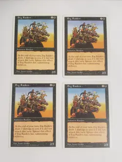 MTG Playset 4x Erg Raiders (5th Edition/Black/C) - BGM - Image 1