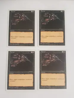 MTG Playset 4x Terror (5th Edition/Black/C) - BGM - Image 1