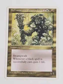 MTG Sol'kanar the Swamp King (Chronicles/Gold/R) - BGM - Image 1