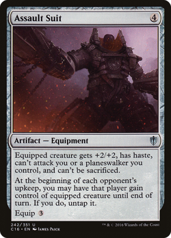 Assault Suit #242 | Near Mint | Commander 2016 Magic MTG - Image 1