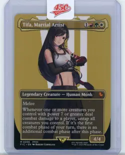 1x MTG Final Fantasy FIN - Tifa, Martial Artist - Borderless - NM/M - Image 1