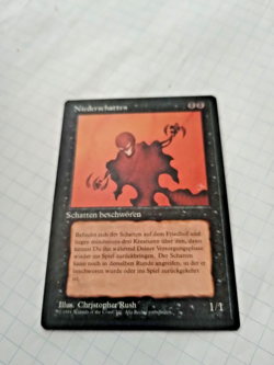 Mtg Nether Shadow (Niederschatten) German FBB Regular - Uncirculated - Image 2