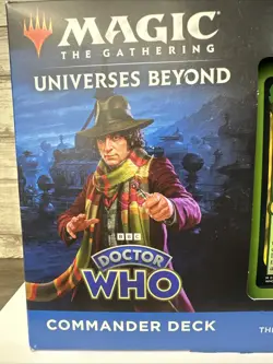 MTG - Doctor Who Commander Deck - The Fourth Doctor - Blast From Past - SEALED 195166228815 - Image 3