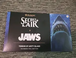 MTG Secret Lair Drop X JAWS: Terror of Amity Island - Non-Foil - SEALED IN HAND - Image 1