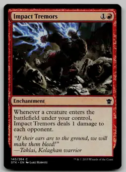 Impact Tremors C Dragons of Tarkir 140 NM - Image 1
