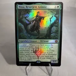 Nissa, Resurgent Animist - Foil Aftermath NM Mythic Elf MTG - Image 1