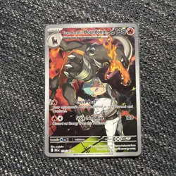 Team Rocket's Houndoom 191/182 Illustration Rare Pokemon Destined Rivals - Image 1