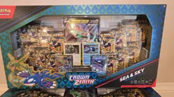 Pokemon TCG: Crown Zenith Sea and Sky Premium Collection Box - Lot Of 5 Sealed - Image 2