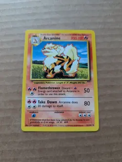 Pokemon ARCANINE 23/102 Vintage 1999 Base Set - RA - Image 1