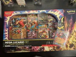 Pokemon Mega Lucario ex Premium Figure Collection Box - Image 1