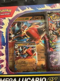 Pokemon Mega Lucario ex Premium Figure Collection Box - Image 2