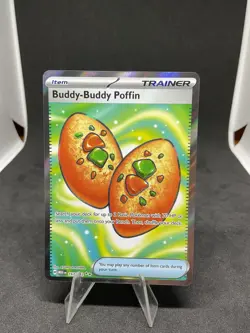 Buddy-Buddy Poffin 167/132 Me01: Mega Evolution Holo Pokemon - Image 1