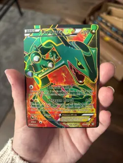 RAYQUAZA EX 2012 MISPRINT POKEMON DRAGONS EXALTED #123/124 - Image 1