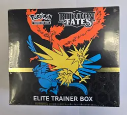 Pokemon TCG Sealed Hidden Fates Elite Trainer Box ETB - Image 1