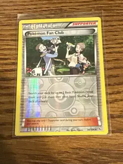 Pokemon TCG Pokemon Fan Club 94/106 Reverse Holo XY Flashfire NM 2014 - Image 1