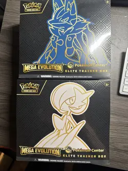 Pokemon TCG Mega Evolution Pokemon Center Elite Trainer Box ETB Set Of 2 Sealed - Image 1