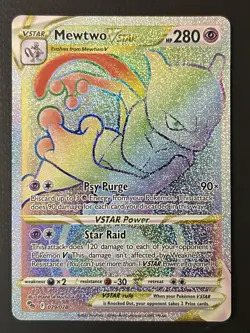 Mewtwo VSTAR #079/078 Pokemon GO Secret Rare Holo Mint/NM - Image 1