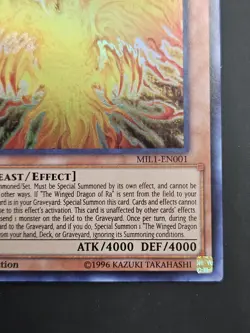 Yu-Gi-Oh Winged Dragon of Ra Immortal Phoenix MIL1-EN001 Ultra Rare 1st Ed VLP - Image 5