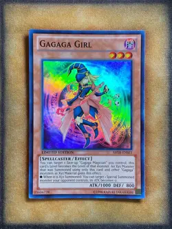 Yugioh Gagaga Girl ABYR-ENSE1 Super Rare Limited Edition LP - Image 1