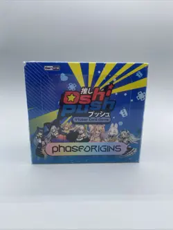 2025 Oshi Push: VTuber Card Game Gen 1 Phase Origins Booster Box SEALED - Image 1